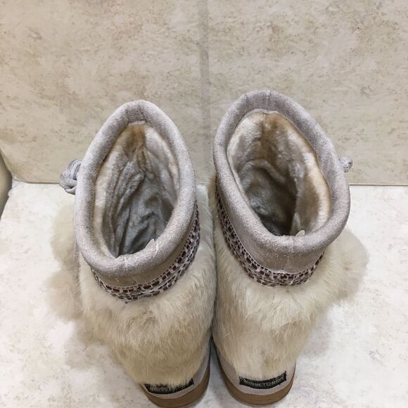 MINNETONKA LEATHER CARSON MUKLUK BOOTS - Picture 7 of 12